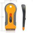 thumbnail image 1 of Raspador de cerámica para automóviles, hoja de afeitar, espátula, raspador de ventanas, película de vidrio, pegamento + 10 hojas de afeitar reemplazables, 1 of 2