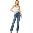 thumbnail image 5 of MixMatchy Women's Sexy Stylish Flare Bell Bottom Slim Bootcut Jean, 5 of 6