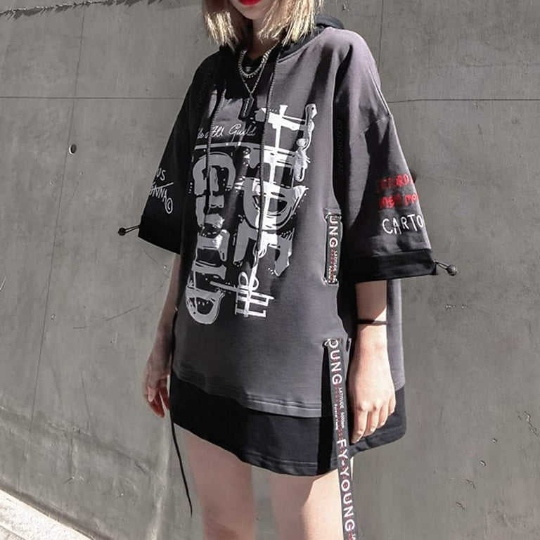 XYXIONGMAO Techwear Shirt Cyberpunk Japanese Streetwear Hip