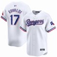 thumbnail image 1 of Camiseta clásica de béisbol blanca de local de Nathan Eovaldi de los Texas Rangers, con número de estrella bordado-XL, 1 of 2