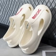 thumbnail image 1 of Zapatos Sandalias de playa EVA Plataforma transpirable Parte inferior gruesa suave Hombres Mujeres (35-36 Blanco) DQrwqpou Tenis De Mujer Tenis De Hombre, 1 of 8