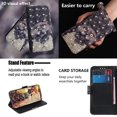 thumbnail image 3 of Case for Motorola Moto X30 Pro 5G Cover Magnetic 3D Pattern Wallet Flip Case With Strap - Grey cat, 3 of 5