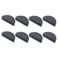 thumbnail image 1 of Riwesomey 8 unids/set manija semicircular de puerta de gabinete elegante y duradera para una amplia gama de aplicaciones Herramientas y ferretería negro+8 piezas, 1 of 6