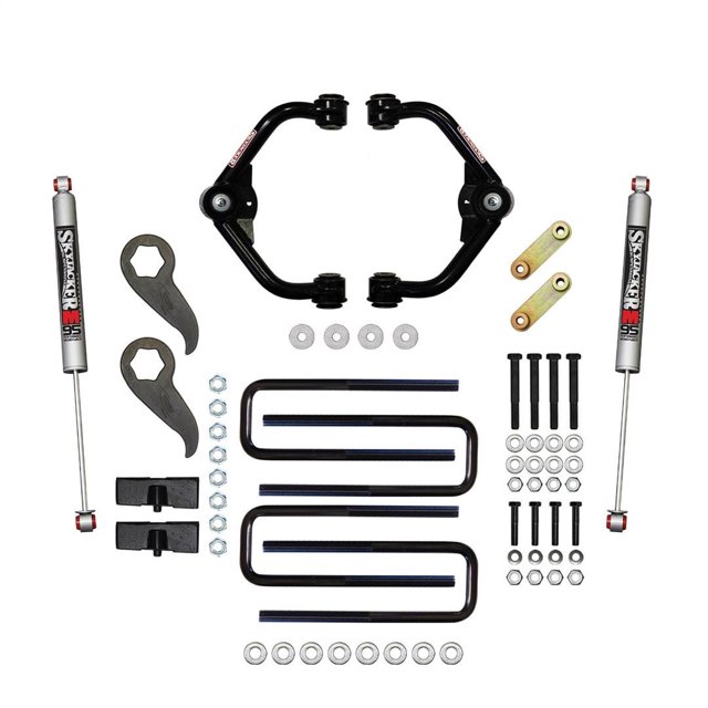 Skyjacker Suspensions Lift Kit Suspension C20350PM M95 Monotube; 3 To 3-1/2 Inch Front Lift; 3 To 3-1/2 Inch Rear Lift; Black Components