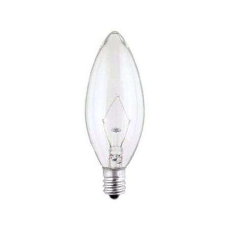 Westinghouse 0368100, 15 Watt, 130 Volt Clear Incandescent B9.5 Light Bulb, 2500 Hour 100 Lumen