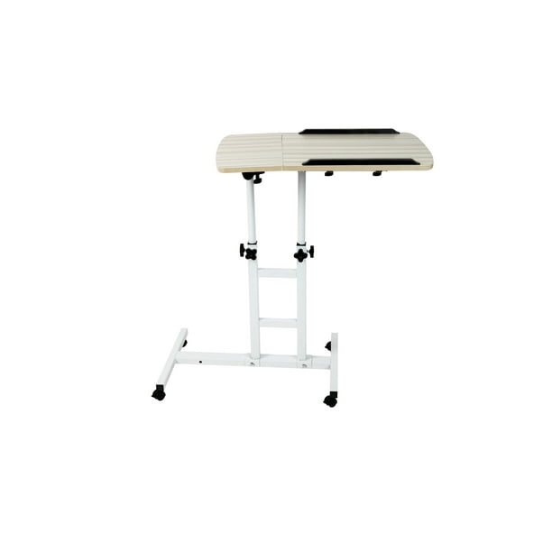 Mind Reader Variable Height Rolling Standing Desk Home Office Laptop ... Portable Workstation On Wheels
