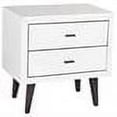 thumbnail image 2 of Dimond Home Wright 24.3" End Table in White Glass and Arabica, 2 of 2