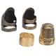 thumbnail image 5 of Dedal, Dedal Antideslizante Ajustable De Latón Dedal Protector De Dedo Ultra Responsivo, 5 of 9