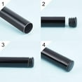 thumbnail image 4 of 20 Pieces 1In Round Plastic Plugs Black End Caps Plug Pipe Tubing End Cap Chair Leg Inserts for Metal Legs Fences Glide Protection from Chair Legs and Furniture Column Black, 4 of 8