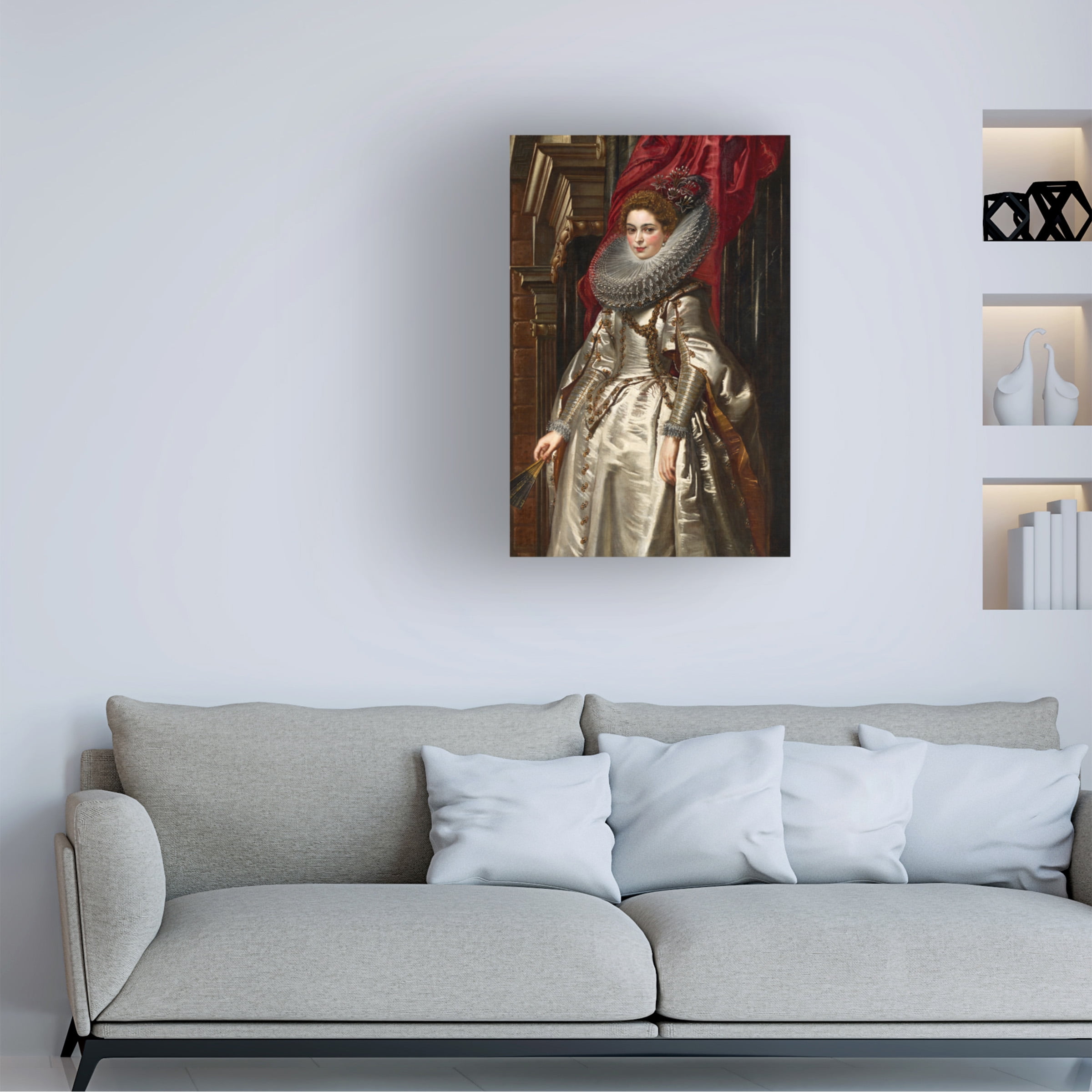 Peter Paul Rubens 'Marchesa Brigida' Canvas Art