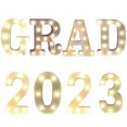 thumbnail image 2 of LCXmlly Digital Number Light Glowing Plastic LED Marquee GRAD 2023 Graduation Party Decor Light, 2 of 6