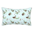 thumbnail image 1 of Lsque Duck Animals Farm Pattern Bedding Waterproof Pillow Protector Zippered Queen – Bed Bug Proof Pillow Encasement-14"x20", 1 of 6