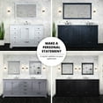 thumbnail image 5 of 48 In. W X 22 D Dark Grey Bath Vanity With Stain Marble Top, Faucet, And Functional Storage Scratch Top Included Faucet, 5 of 6