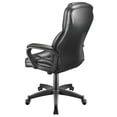 thumbnail image 3 of Realspace Fosner High-Back Bonded Leather Chair, 48"H x 28 3/8"W x 30 7/10"D, Black, 3 of 4