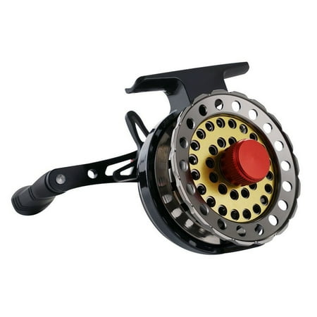 KUFptva Full Metal Fly Fishing Reels for Trout Fishing Accessories Baitcasting Fishing Reel Left/Right Handle