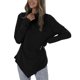 thumbnail image 4 of Moda mujer Casual cuello redondo manga larga suelta camiseta otoño blusa pulóver Tops Pompotops FGAJ12684, 4 of 9