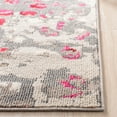 thumbnail image 5 of SAFAVIEH Madison Candelario Abstract Polka Dots Area Rug, Grey/Red, 8' x 10', 5 of 9