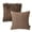 Brown, variant on Phantoscope Designer's Choice Decorative Throw Pillow Set, Fluffy Faux Fur & Quilted Velvet Bundle, for Sofa Couch Bedroom, 18" x 18", White Fur and Velvet, 2 Pack
