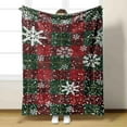 thumbnail image 6 of Neoyler Christmas Flannel Blanket Reindeer Snowflake Soft Cozy Throw for Couch and Bedroom Holiday Gift Suit for Women Warm Plush Nap Blanket Easy Care 39.4x29.5in Multicolor, 6 of 6
