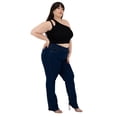 thumbnail image 4 of Pantalón Recto Britos Jeans Mujer Azul Curvy 501660, 4 of 5