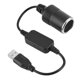 thumbnail image 1 of Usb To Cigarette Lighter Holder Female Seat Long Driving Recorder Mobile Power Cord Parking Monitoring Plug Conversion Plug, 1 of 4