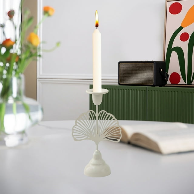 Dvkptbk Home Metal Crafts Vintage Candlelight Dinner Props Romantic Table Decoration Candlestick Ornaments
