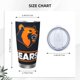 thumbnail image 4 of Taza térmica duradera de acero inoxidable 304 con temática del equipo de fútbol de los Bears con tapa y pajita Taza térmica de acero inoxidable de 20 oz Taza para automóvil Adecuada para bebidas, 4 of 8