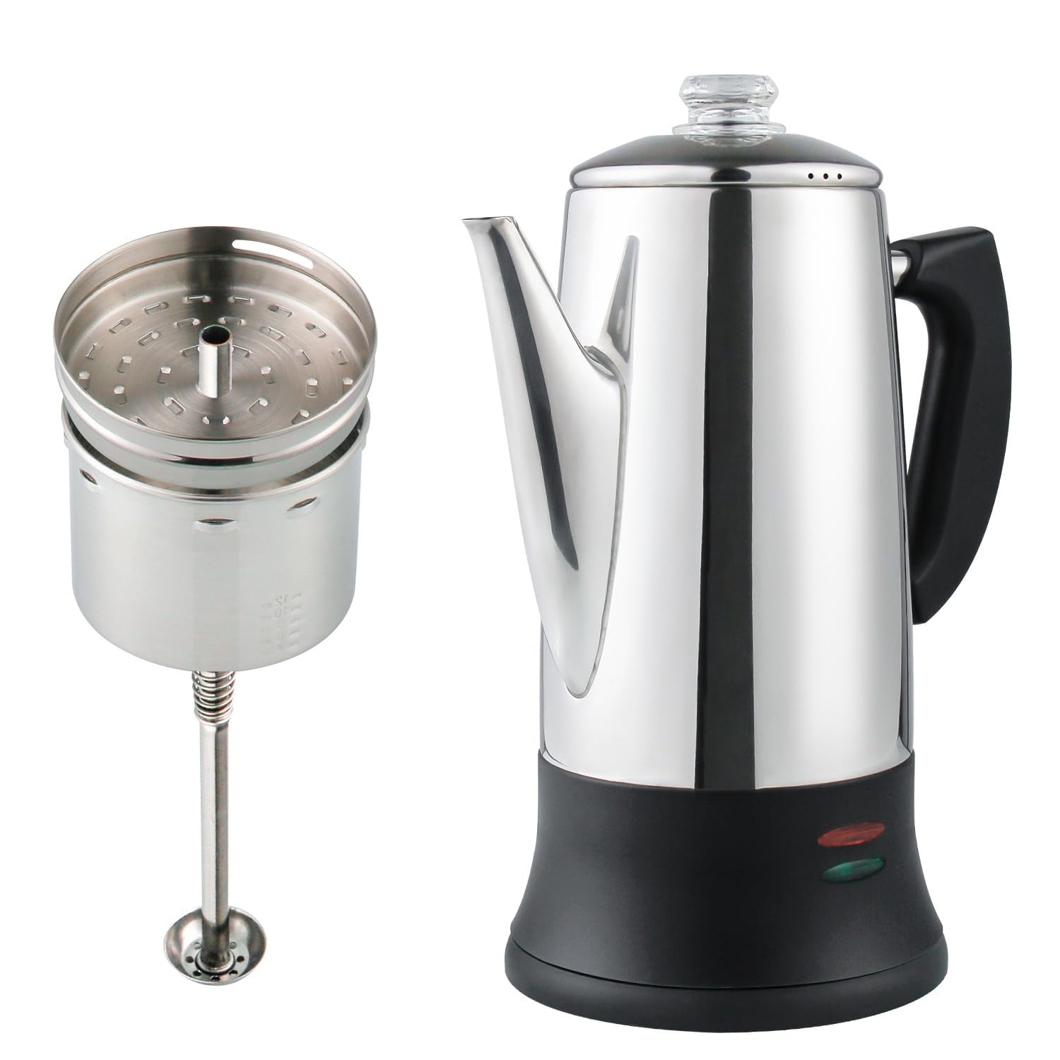 Stainless Steel Coffee Urn Garvee 60 Cup Commercial Coffee Urn - 10L Quick  Brew Stainless Steel For Large Gatherings & Events Big Coffee Maker For  Party