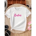 thumbnail image 2 of MAWOTEA Mama Is My Bestie Graphic T-shirts for Boys and Girls,Ideal Gift for Birthday,Back to School Outfit, 2 of 6