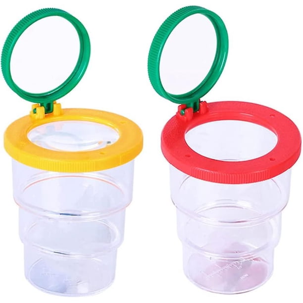 Bug Magnifying Viewer Insert Bug Viewer Bug Magnifier Container Critter Insect Cage Science Bug Magnifier For Science Nature Exploration Tool(2pcs)