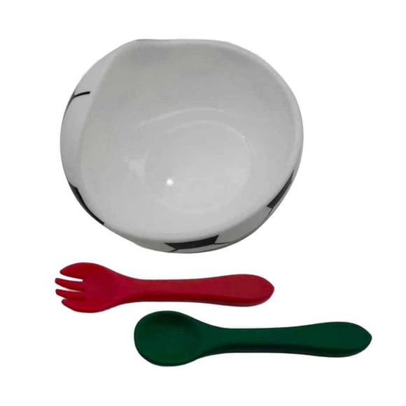 Set de Alimentación Antsy Pantsy silicon 3 piezas blanco