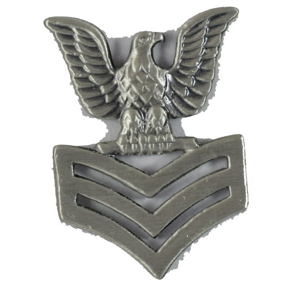 USN 1ST CLASS CROW HAT PIN