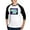 Black/White, variant on CafePress - School Year Countdown T Shirt Excited For The Fi - Cotton Baseball Jersey, 3/4 Raglan Sleeve Shirt
