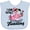 Blue, variant on Inktastic I Look Totally Flamazing with Flamingo in Sunglasses Boys or Girls Baby Bib