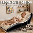 thumbnail image 3 of HQinX Inflatable Sofa with Electric Pump, Flocked Blow-Up Couch, Portable Air Bed for Bedroom, Living Room & Camping, 3 of 7