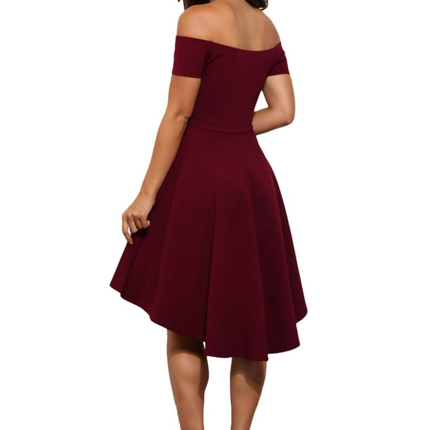 Burgundy dress skater 2025