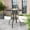 Antique Bronze, variant on SOCIALCOMFY Outdoor Cast Aluminum Bar Table, 38.5" Patio Bar Height Table with 2" Umbrella Hole, All Weather High Top Bistro Round Dining Table for Outside Deck Porch Balcony Poolside, Dark Bronze