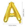 thumbnail image 2 of EeaseCA 1 Set Welcome Back Letter Balloons School Party Decorations Creative Foil Balloon, 2 of 7