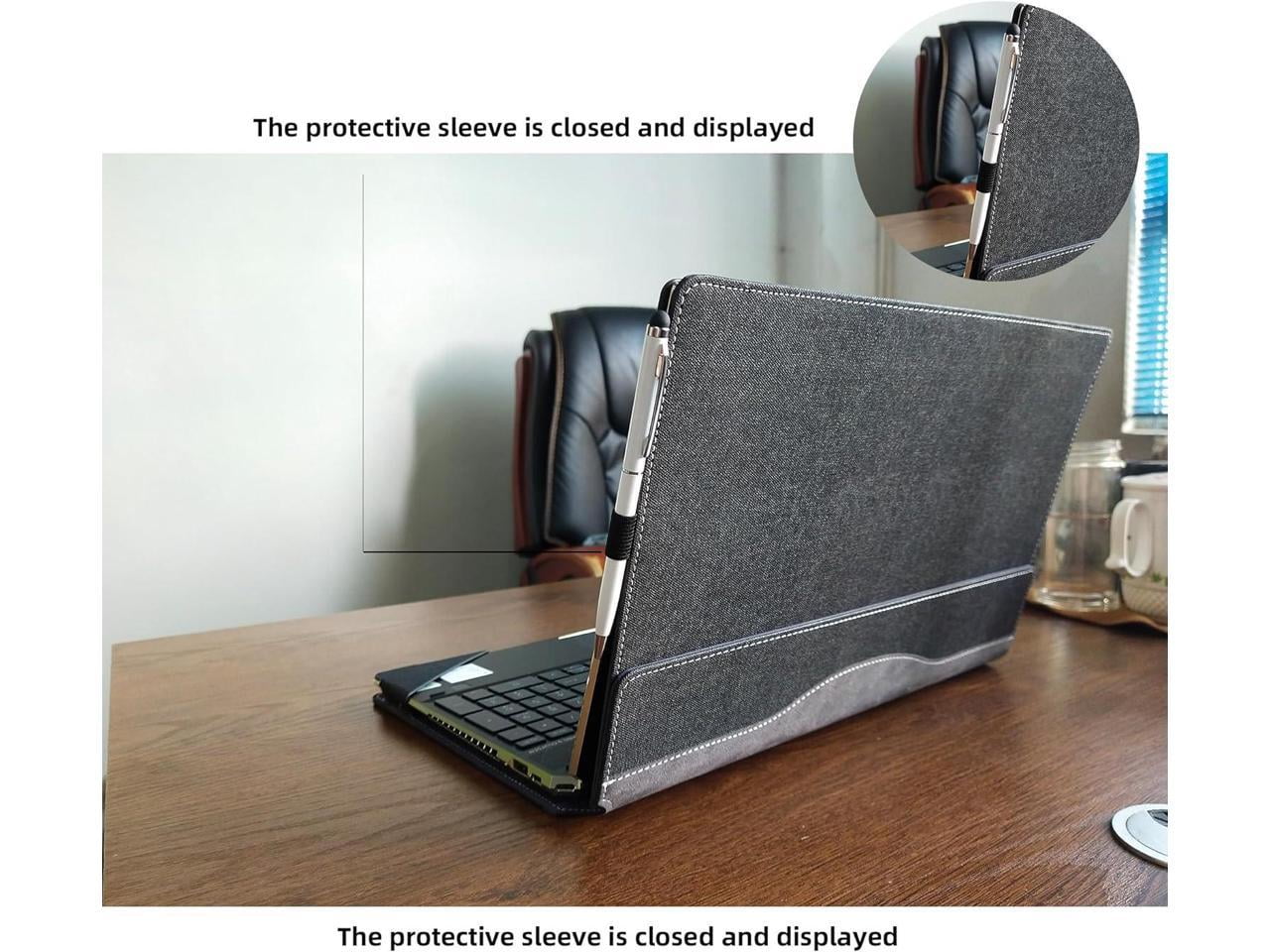 Laptop Cover for Lenovo ThinkPad P14s Gen 5 14 inch All Inclusive Drop Case 14" PU Leather Inside Pocket Cover
