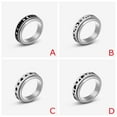 thumbnail image 3 of Jewelry Vintage Biker Freely Spinning Spinner Anti Stress Punk Rotatable Spinner Fidgets Rings Anxiety Rings 8 G, 3 of 8