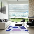 thumbnail image 7 of Ahgly Company Machine Washable Indoor Square Transitional Royal Blue Area Rugs, 7' Square, 7 of 7