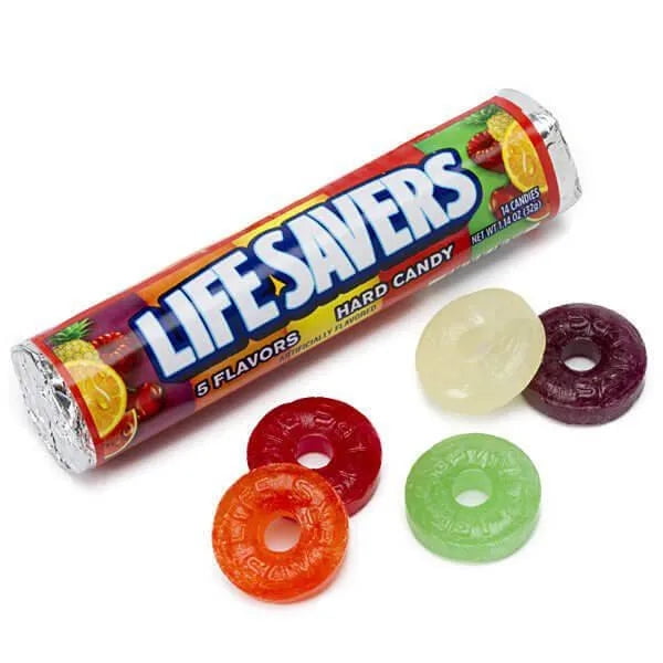 Lifesavers 5 Flavors Hard Candy – 10 Packs, 1.14 oz Each – Assorted Fruit Candy