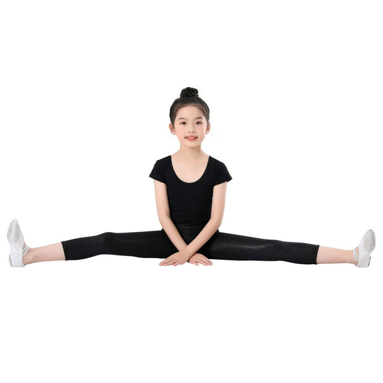 Black Footless Dance Tights for Girls & Women