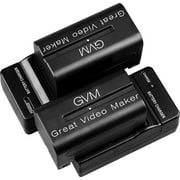GVM NP-F750 4400mAh Batteries with Travel Chargers (Set of 2)
