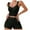Black1, variant on Women Cami Pajamas Sets Sleeveless Camisoles Tops and Sleepwear Shorts 2 Piece Lounge Set