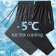 thumbnail image 4 of Pantalones de seda de hielo de verano de gran tamaño, pantalones deportivos de pierna para hombre, pantalones casuales de secado rápido de alta elasticidad, pantalones rectos para exteriores,, 4 of 5
