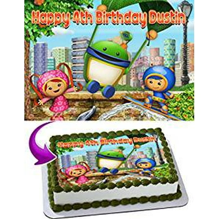 Team Umizoomi Birthday Cake Personalized Cake Toppers Edible