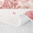 thumbnail image 5 of Erosebridal Cute Elf T Letter Quilt Full for Girls, Chic Floral Butterfly Full Bedspread Sets, 3 Pieces 1 Quilt and 2 Pillowcases, 5 of 7