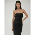 thumbnail image 2 of Strapless Bodycon Drapped Maxi Dress, 2 of 5