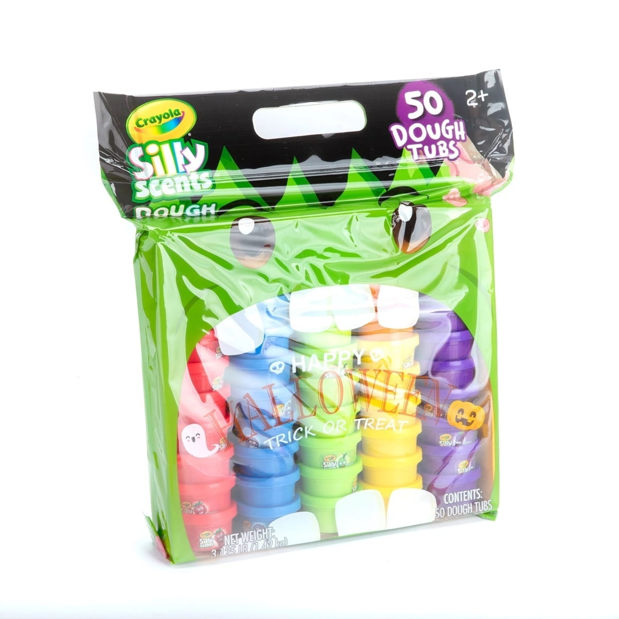 Crayola Silly Scents Dough Tubs Halloween Pack, 1oz 50 Count (Monster)